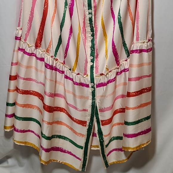 NY&CO Vintage Women's Shirt M and Stripe Button-Front Maxi Skirt XS - Picture 9 of 15